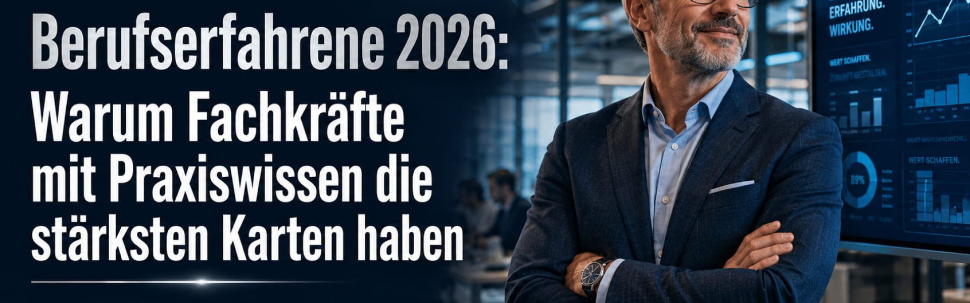 Erfahrung ist kein Selbstläufer: Wie Berufserfahrene 2026 ihren Marktwert sichtbar machen